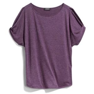 Colette Shoulderless Purple Top Size M